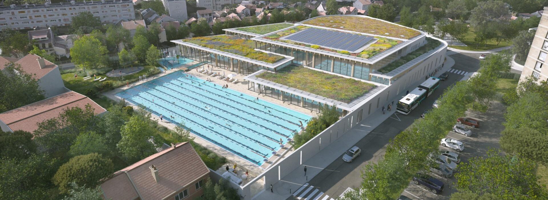 Stade Nautique Intercommunal De Chatillon / Malakoff